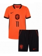 Otroške Nogometnih dresov Nizozemska Cody Gakpo #11 Domači SP 2026 Kratki rokavi (+ hlače)